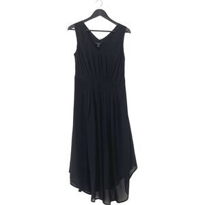 NWT Mexx‎ Black Sheer Pleated Sleeveless Dress